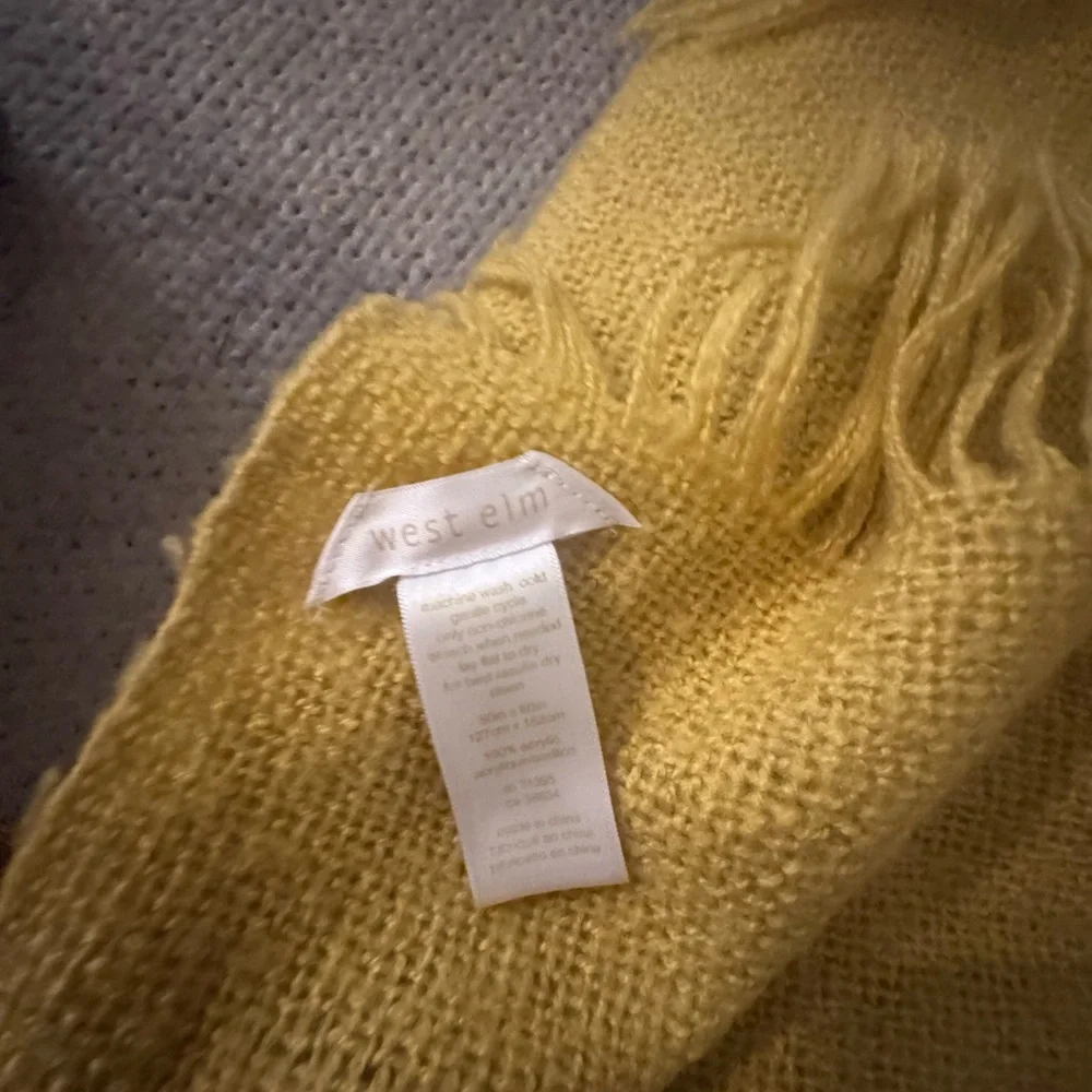 West Elm 50x60 throw blanket